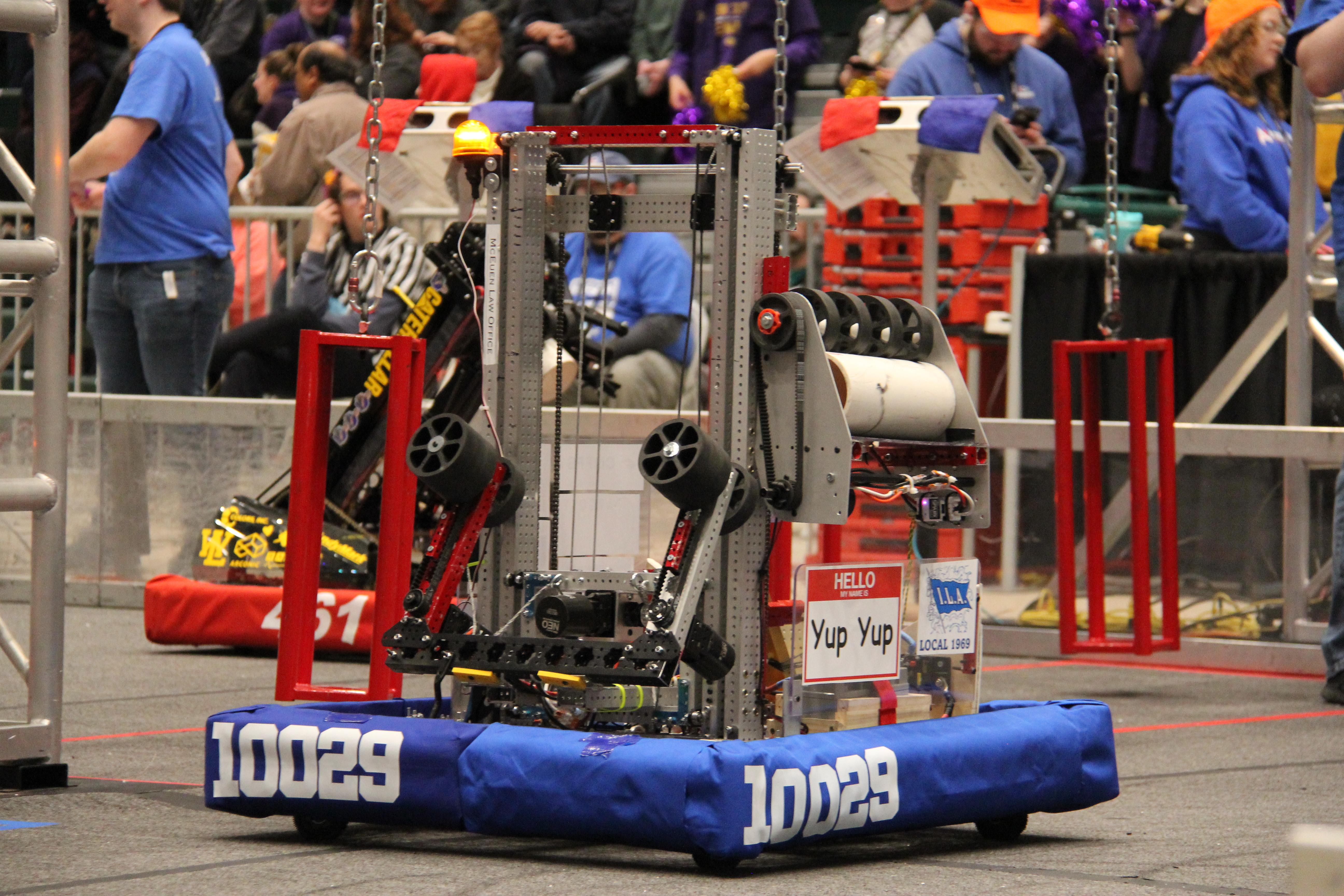Robot on field